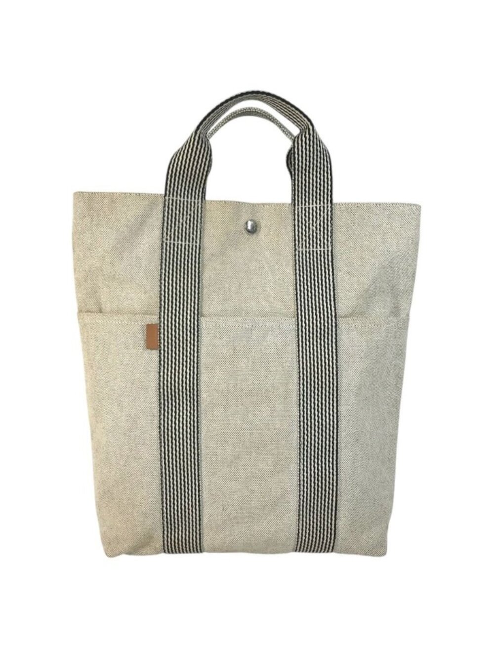 Hermes Handbag Fourre Tout Cabas Canvas Black